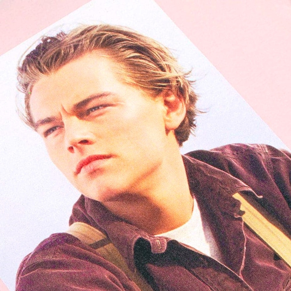 Titanic Shirt XL Leonardo DiCaprio Unisex Movie Promo Graphic Pink Streetwear